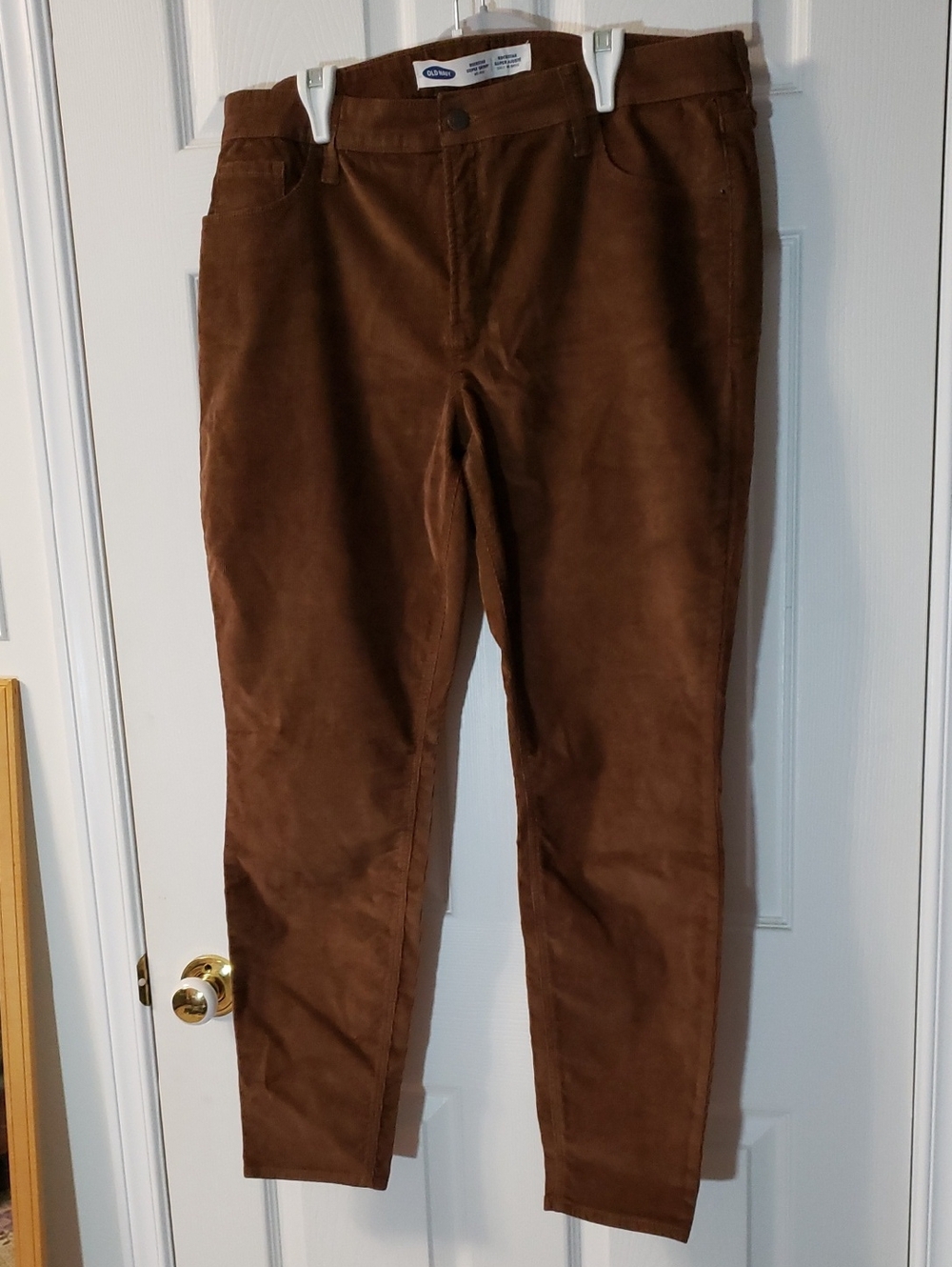 Old Navy Brown Corduroy Super Skinny Pants